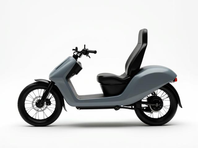 A modern recumbent electric tricycle, offering excellent back support and a low center of gravity for maximum comfort.