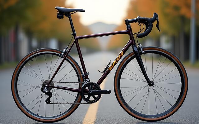 The same bicycle after e-bike conversion, featuring a neatly installed mid-drive motor and battery pack.