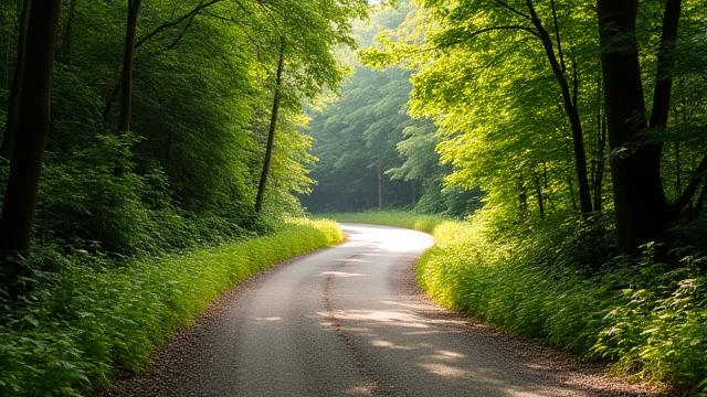 Leif Erikson Drive in Forest Park, Portland