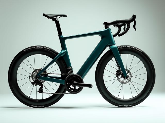 Sleek electric road bike model B designed for long-distance comfort and endurance.